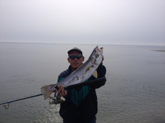 Ed Teise  with a beautiful tide runner 