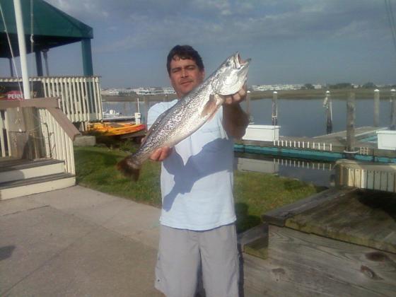 Ben and his 5.5 weakfish  5-13-2014