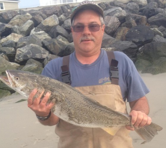 Cj with a spring tide runner weakfish 