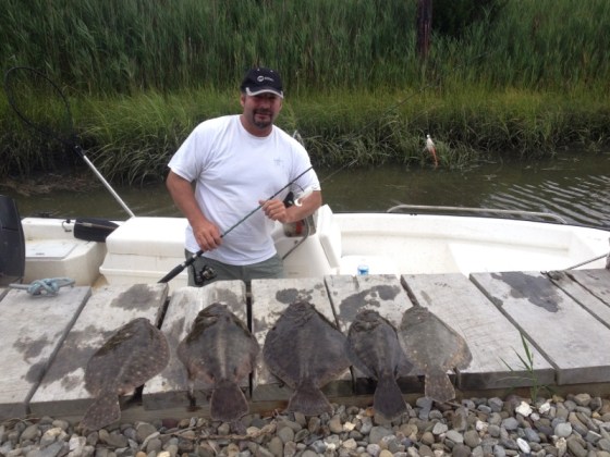 John and his 5  back bay keeper  flounder  
